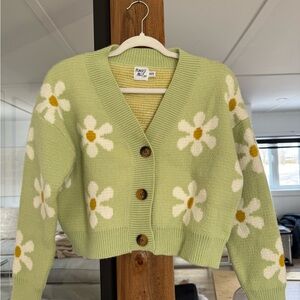 Princess Polly Cropped Cardigan Sweater